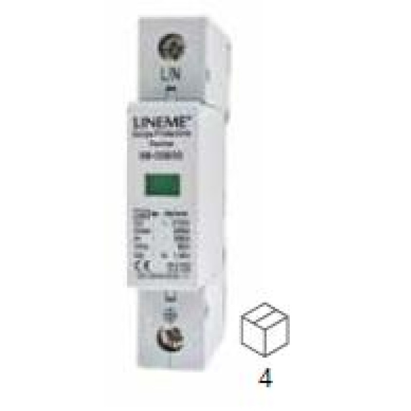 ΑΝΤΙΚΕΡΑΥΝΙΚΟ SPD 1P C40A ΠΙΝΑΚΟΣ Τ1+Τ2 275VAC LINEME