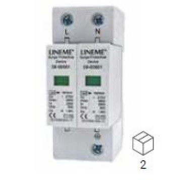 ΑΝΤΙΚΕΡΑΥΝΙΚΟ SPD 2P C40A ΠΙΝΑΚΟΣ Τ1+Τ2 275VAC  LINEME