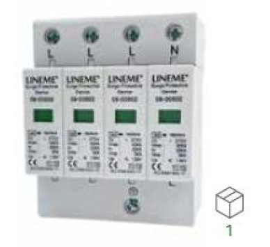 ΑΝΤΙΚΕΡΑΥΝΙΚΟ SPD 4P C40A ΠΙΝΑΚΟΣ Τ1+Τ2 275VAC  LINEME