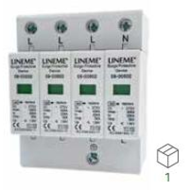 ΑΝΤΙΚΕΡΑΥΝΙΚΟ SPD 4P C40A ΠΙΝΑΚΟΣ Τ1+Τ2 275VAC  LINEME