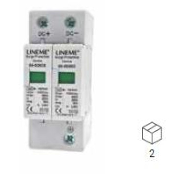 ΑΝΤΙΚΕΡΑΥΝΙΚΟ SPD 2P C40A ΠΙΝΑΚΟΣ Τ1+Τ2 1000VDC  LINEME