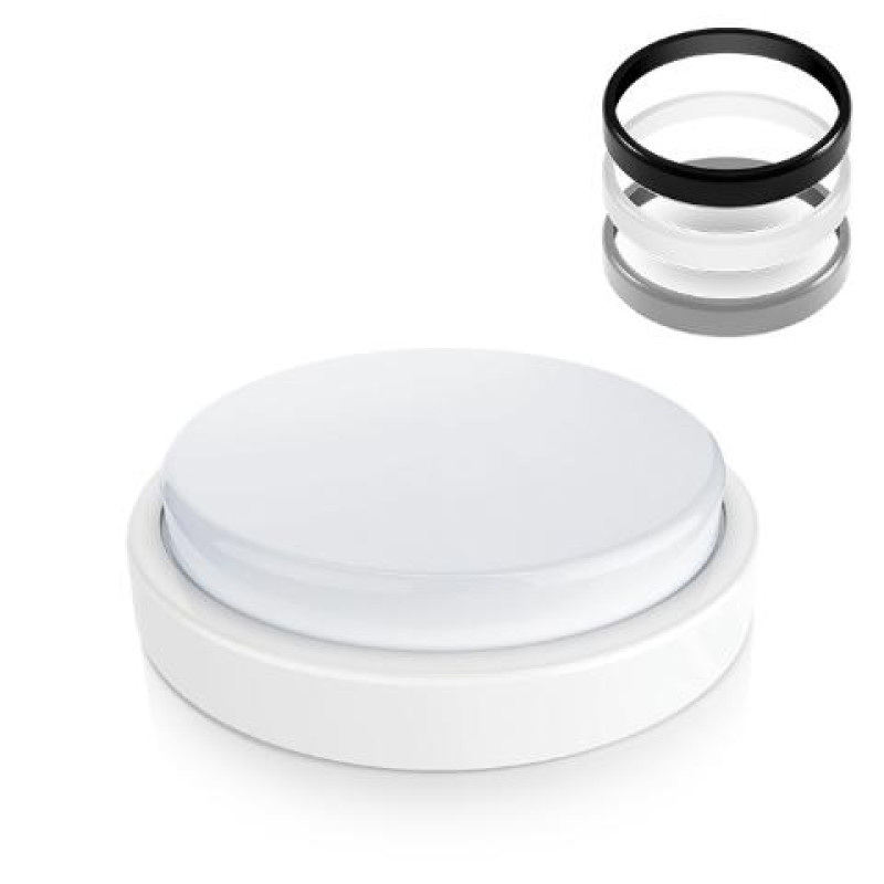 ΠΛΑΦΟΝΙΕΡΑ LED 18W ΣΤΡΟΓΓΥΛΗ 4000k IP54 3 ΣΤΕΦΑΝΙΑ Φ24 (Λ-Μ-ΤΙΤ)