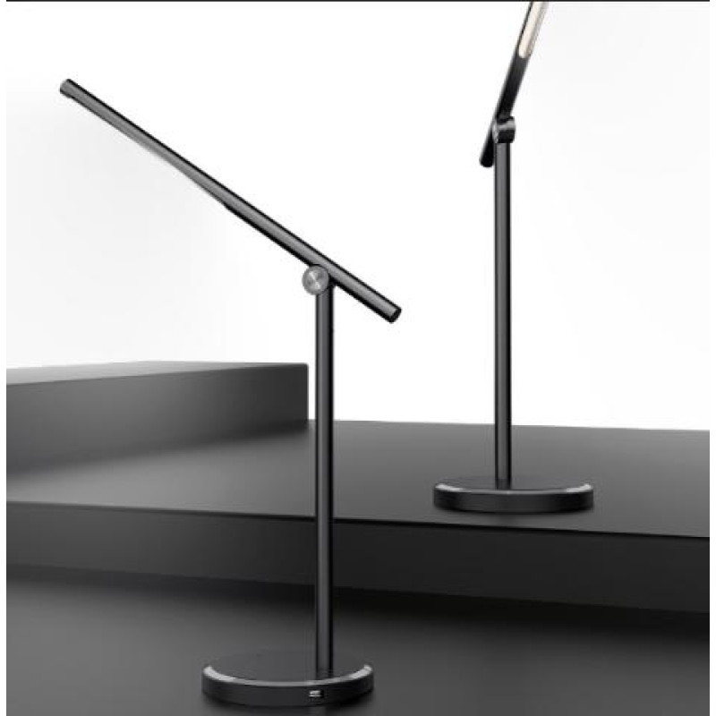 ΠΟΡΤΑΤΙΦ LED 5W ΜΑΥΡΟ 3000-6000K 5CCT ΜΕ USB 1Α 3step DIM