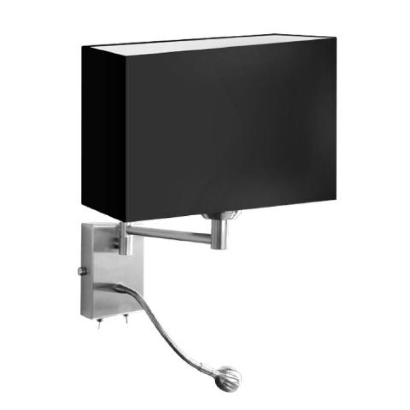 ΑΠΛΙΚΑ ΜΕ ΜΠΡΑΤΣΟ & LED 1W 3000k SATIN E27 (ΧΩΡΙΣ ΚΑΠΕΛΟ)