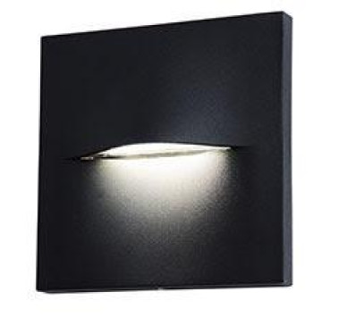 ΑΠΛΙΚΑ LED DOWN ΤΕΤΡΑΓΩΝΗ 3W 3000k ΜΑΥΡΟ