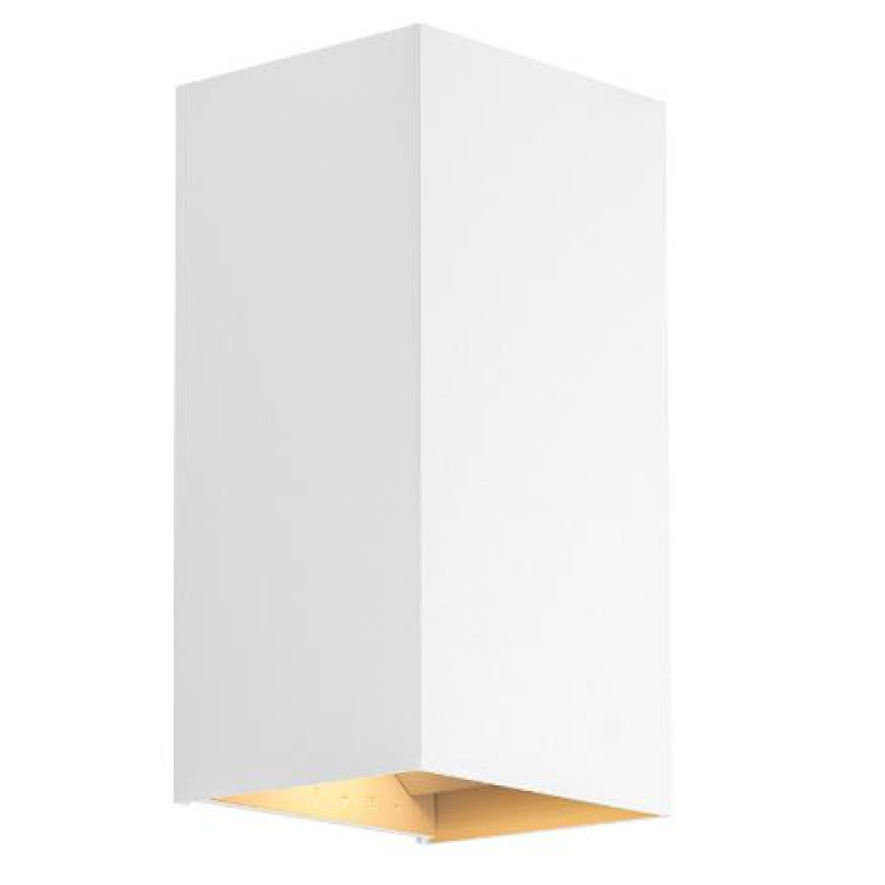 ΑΠΛΙΚΑ LED ΚΥΒΟΣ 2Χ10W 3CCT ΛΕΥΚΟ ΑΛΟΥΜΙΝΙΟΥ UP & DOWN
