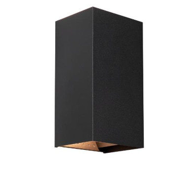 ΑΠΛΙΚΑ LED ΚΥΒΟΣ 2Χ10W 3CCT ΜΑΥΡΟ ΑΛΟΥΜΙΝΙΟΥ UP & DOWN