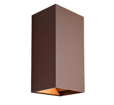 ΑΠΛΙΚΑ LED ΚΥΒΟΣ 2Χ10W 3CCT ΣΚΟΥΡΙΑ ΑΛΟΥΜΙΝΙΟΥ UP & DOWN