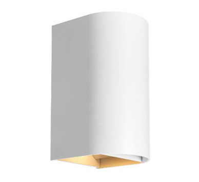 ΑΠΛΙΚΑ LED ΟΒΑΛ UP & DOWN 2Χ10W 3CCT ΛΕΥΚΟ ΑΛΟΥΜΙΝΙΟΥ