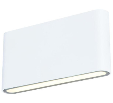 ΑΠΛΙΚΑ LED ΠΛΑΚΕ UP & DOWN 2Χ6W 3000K ΛΕΥΚΟ ΑΛΟΥΜΙΝΙΟΥ