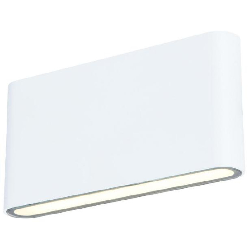 ΑΠΛΙΚΑ LED ΠΛΑΚΕ UP & DOWN 2Χ6W 3000K ΛΕΥΚΟ ΑΛΟΥΜΙΝΙΟΥ