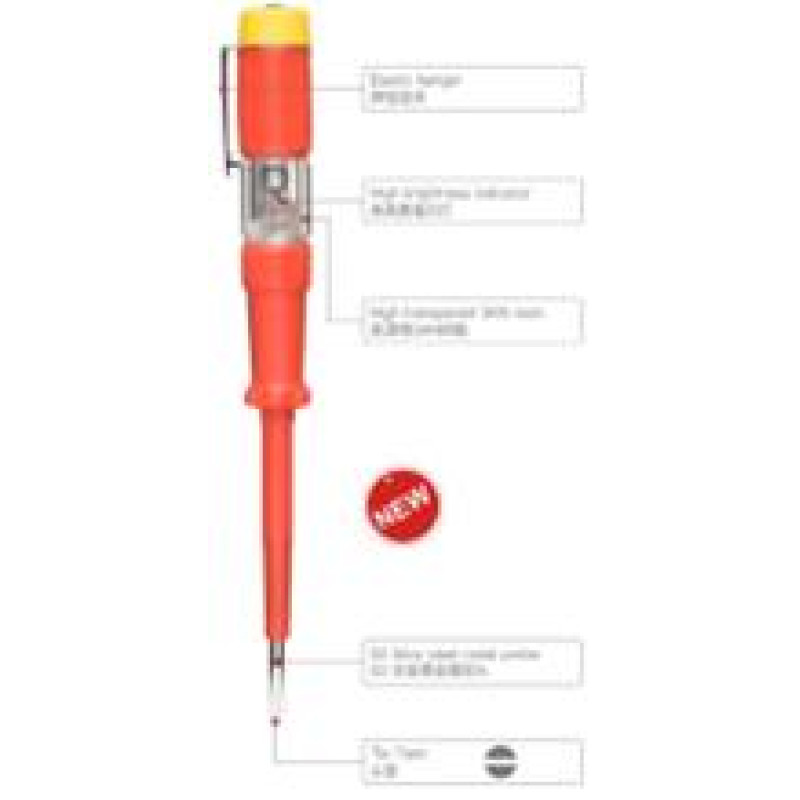 ΔΟΚΙΜΑΣΤΙΚΟ ΚΑΤΣΑΒΙΔΙ 140x3.5mm 100-250V FOXXtools
