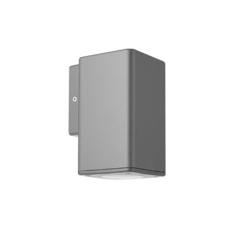 ΑΠΛΙΚΑ GU10 DOWN ΓΚΡΙ ΤΕΤΡΑΓΩΝΗ ΠΛΑΣΤΙΚΗ 90x90mm