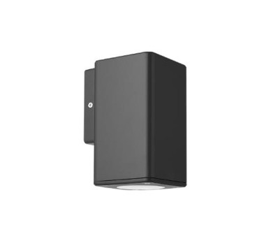 ΑΠΛΙΚΑ GU10 DOWN ΑΝΘΡΑΚΙ ΤΕΤΡΑΓΩΝΗ ΠΛΑΣΤΙΚΗ 90x90mm