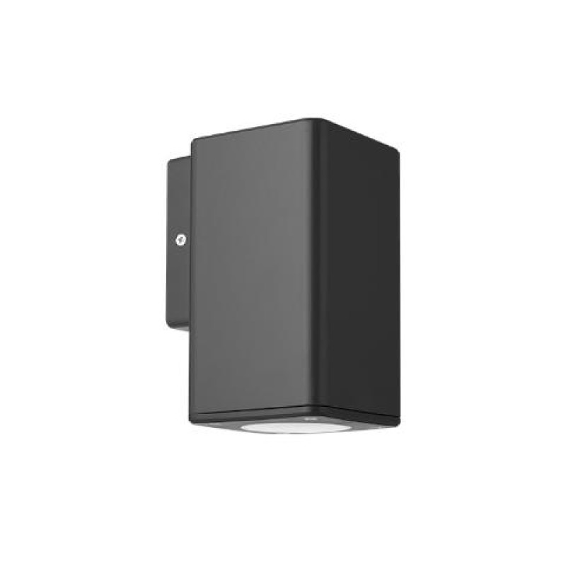 ΑΠΛΙΚΑ GU10 DOWN ΑΝΘΡΑΚΙ ΤΕΤΡΑΓΩΝΗ ΠΛΑΣΤΙΚΗ 90x90mm