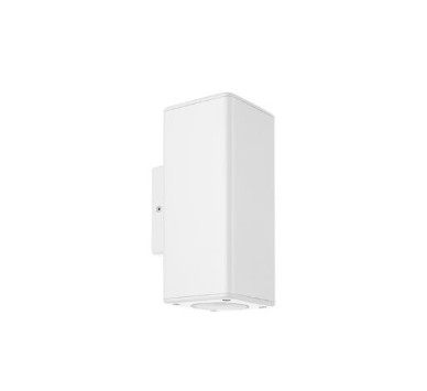 ΑΠΛΙΚΑ 2ΧGU10 UP & DOWN ΛΕΥΚΟ ΤΕΤΡΑΓΩΝΗ ΠΛΑΣΤΙΚΗ 76x76mm