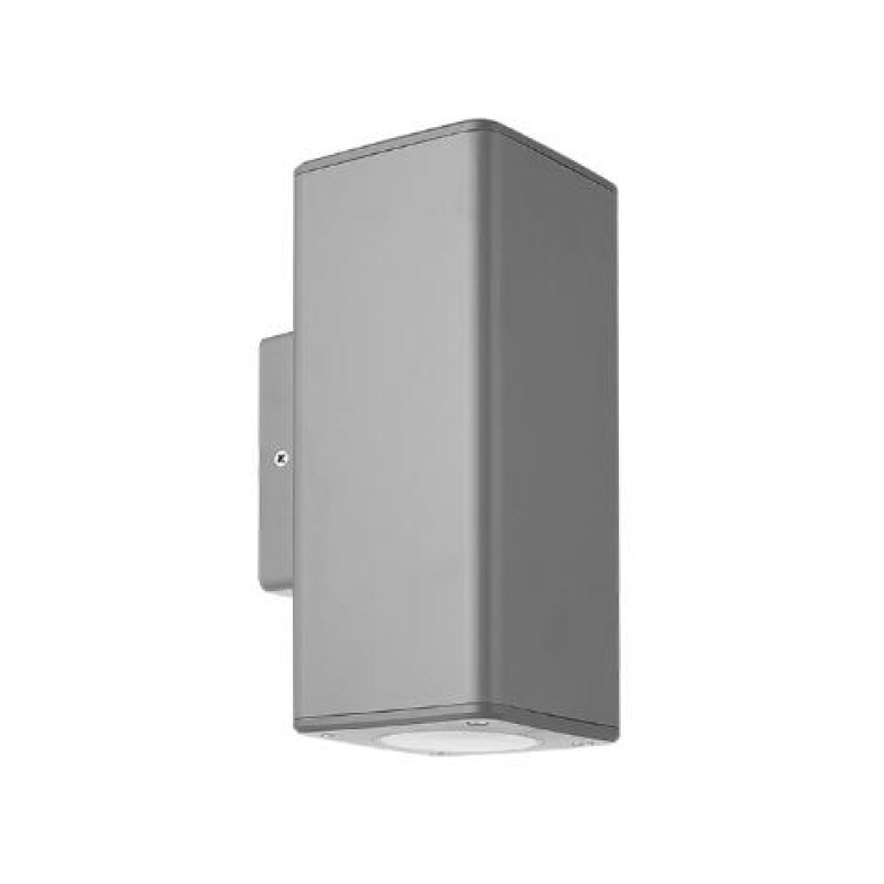 ΑΠΛΙΚΑ 2ΧGU10 UP & DOWNΓΚΡΙ ΤΕΤΡΑΓΩΝΗ ΠΛΑΣΤΙΚΗ 90x90mm
