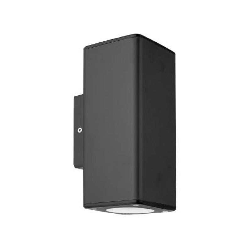 ΑΠΛΙΚΑ 2ΧGU10 UP & DOWN ΑΝΘΡΑΚΙ ΤΕΤΡΑΓΩΝΗ ΠΛΑΣΤΙΚΗ 90x90mm
