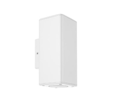 ΑΠΛΙΚΑ 2ΧGU10 UP & DOWN ΛΕΥΚΟ ΤΕΤΡΑΓΩΝΗ ΠΛΑΣΤΙΚΗ 90x90mm