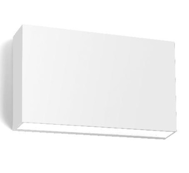 ΑΠΛΙΚΑ LED UP & DOWN 2x6W 4000k ΛΕΥΚΟ ΠΛΑΣΤΙΚΗ