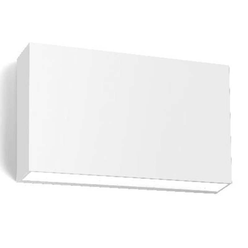 ΑΠΛΙΚΑ LED UP & DOWN 2x6W 4000k ΛΕΥΚΟ ΠΛΑΣΤΙΚΗ