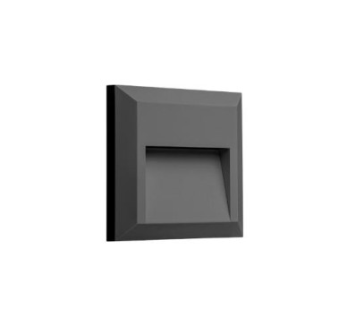 ΑΠΛΙΚΑ LED 2.1W 3CCT ΜΙΣΟ ΤΕΤΡΑΓΩΝΗ ΑΝΘΡΑΚΙ ΠΛΑΣΤΙΚΗ DOWN