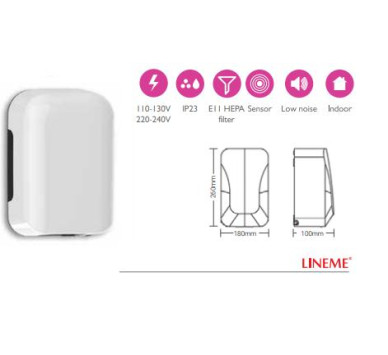 ΣΤΕΓΝΩΤΗΡΑΣ ΧΕΡΙΩΝ DC MOTOR 1000W ΛΕΥΚΟΣ TURBO LINEME