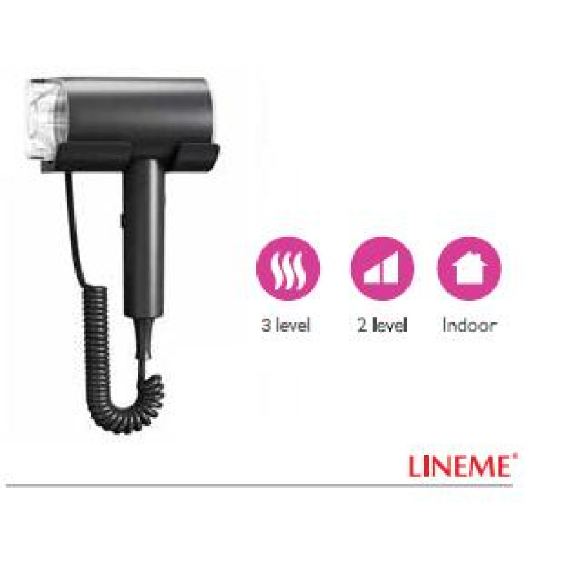ΠΙΣΤΟΛΑΚΙ ΜΑΛΛΙΩΝ ΜΑΥΡΟ ΕΠΙΤΟΙΧΟ 1600W