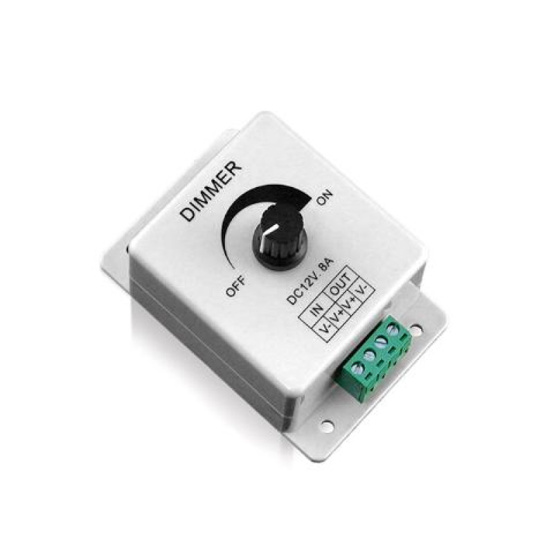 ΝΤΙΜΕΡ ΕΞΩΤΕΡΙΚΟ ΠΕΡΙΣΤΡΟΦΙΚΟ 12V-24V 8Α ΓΙΑ LED