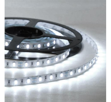 ΛΕΝΤΟΤΑΙΝΙΑ 12V IP20 60leds 14.4W ΨΥΧΡΟ ΜΕ ΑΥΤ/ΤΟ 3Μ