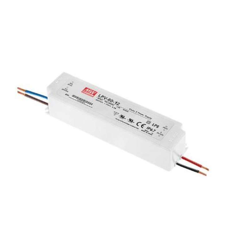 ΤΡΟΦΟΔΟΤΙΚΟ 24V 60W IP42 MEANWELL LPV
