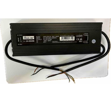 ΤΡΟΦΟΔΟΤΙΚΟ 200W IP67 24V ΜΕΤΑΛΛΙΚΟ