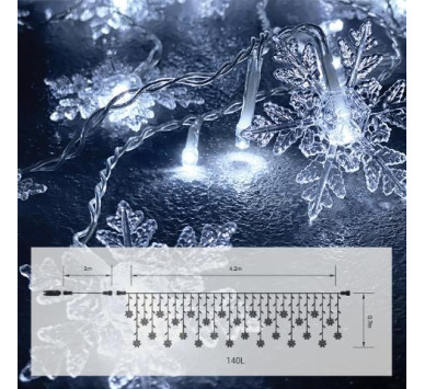 140led COOLWHITE ΒΡΟΧΗ ΝΥΦΑΔΕΣ,ΕΠΕΚΤΑΣΙΜΗ 3ΤΕΜ&8προγραμματα