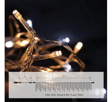 240L LED ΒΡΟΧΗ ΘΕΡΜΟ&ΨΥΧΡΟ ΦΛΑΣ ΕΠΕΚΤΕΙΝΟΜ