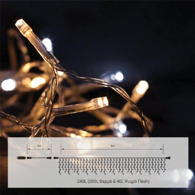240L LED ΒΡΟΧΗ ΘΕΡΜΟ&ΨΥΧΡΟ ΦΛΑΣ ΕΠΕΚΤΕΙΝΟΜ