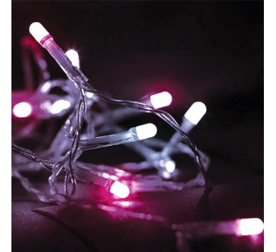 200L LED CLUSTER frosted ΡΟΖ/ΛΕΥΚΟ,ΕΠΕΚΤΑΣΙΜΑ&8προγραμματα