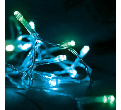 200L LED CLUSTER frosted ΜΠΛΕ/ΠΡΑΣΙΝΟ,ΕΠΕΚΤΑΣΙΜΑ&8προγραμματα