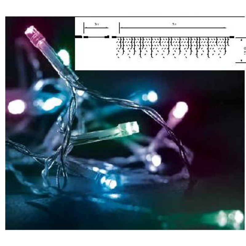 144L LED ΒΡΟΧΗ MULTI/ΔΙΑΦΑΝΟ ΕΠΕΚΤΕΙΝΟΜΕΝΗ&ΚΟΝΤΡΟΛ 3Μ  36V