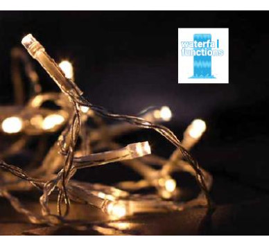 300LED ΙΡ44 ΚΟΥΡΤΙΝΑ WATERFALL ΘΕΡΜΟΛΕΥΚΟ  3mX2m 31V