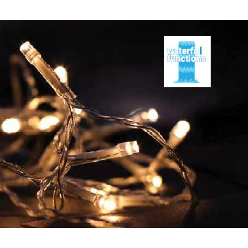 300LED ΙΡ44 ΚΟΥΡΤΙΝΑ WATERFALL ΘΕΡΜΟΛΕΥΚΟ  3mX2m 31V