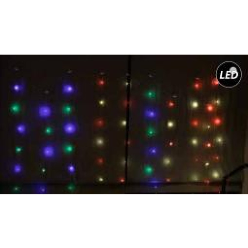 200LED RGB ΚΟΥΡΤΙΝΑ 2mX2m + remote