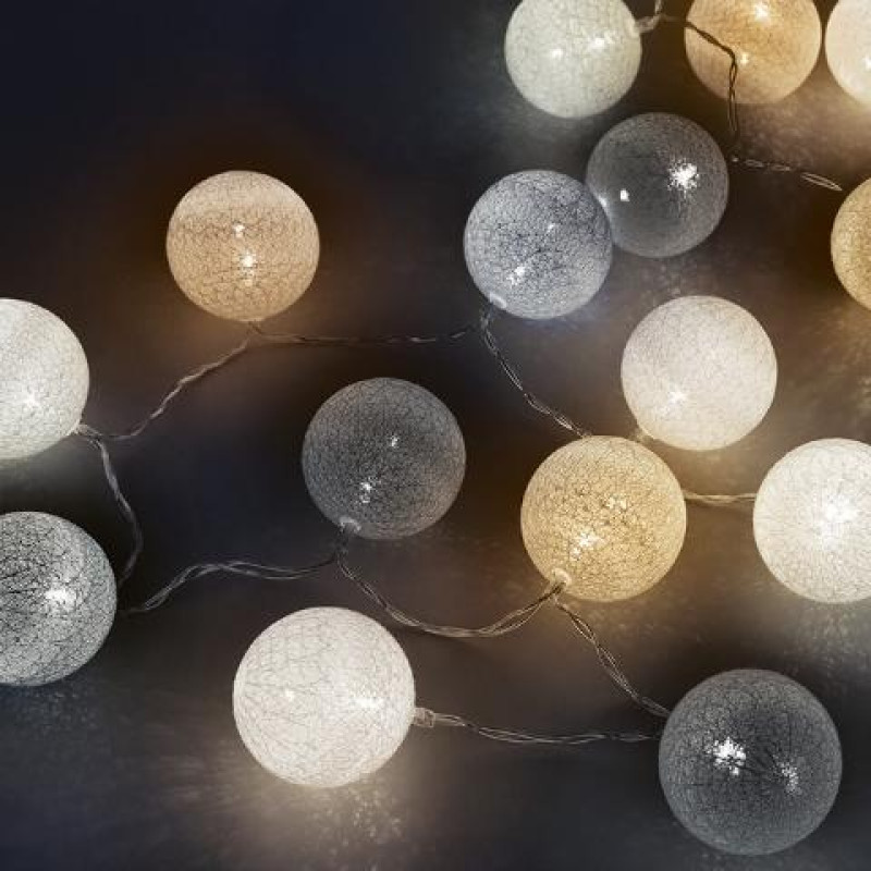 20L COTTON BALLS NIGHT 4.5V 3000Κ