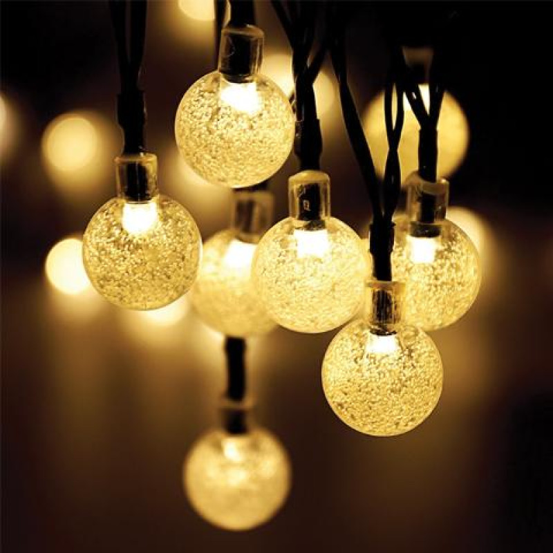 ΗΛΙΑΚΟ 30LED ΜΠΑΛΑΚΙA Φ20mm ΔΙΑΦΑΝA ΘΕΡΜΟ