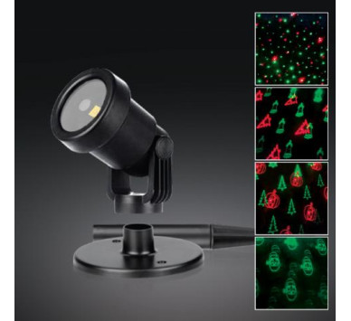 LASER PROJECTOR ΚΟΚ/ΠΡΑΣ & TIMER 6h