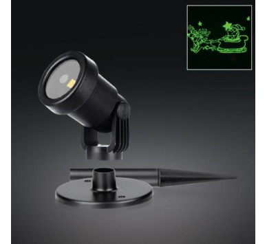 LASER PROJECTOR SANTA ΚΟΚ/ΠΡΑΣ &TIMER