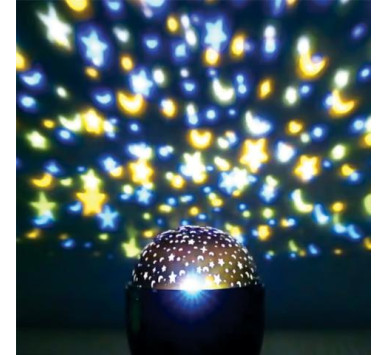 LED ΝΥΚΤΟΣ PROJECTOR 3χρωματα AAAbattery