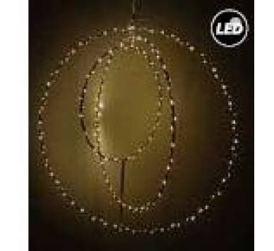 Μεταλλική περιστρεφόμενη μπάλα 250LED Φ60/50/33