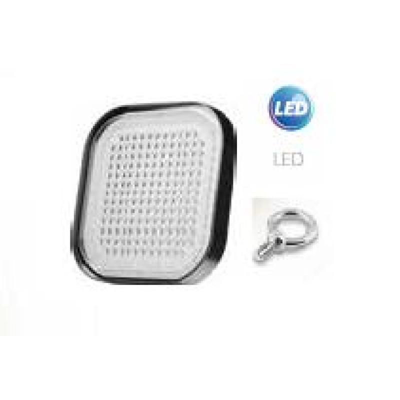 ΚΑΜΠΑΝΑ LED UFO 100W 4000K MΑΥΡΗ ΑΛΟΥΜΙΝΙΟΥ ΤΕΤΡΑΓΩΝΗ