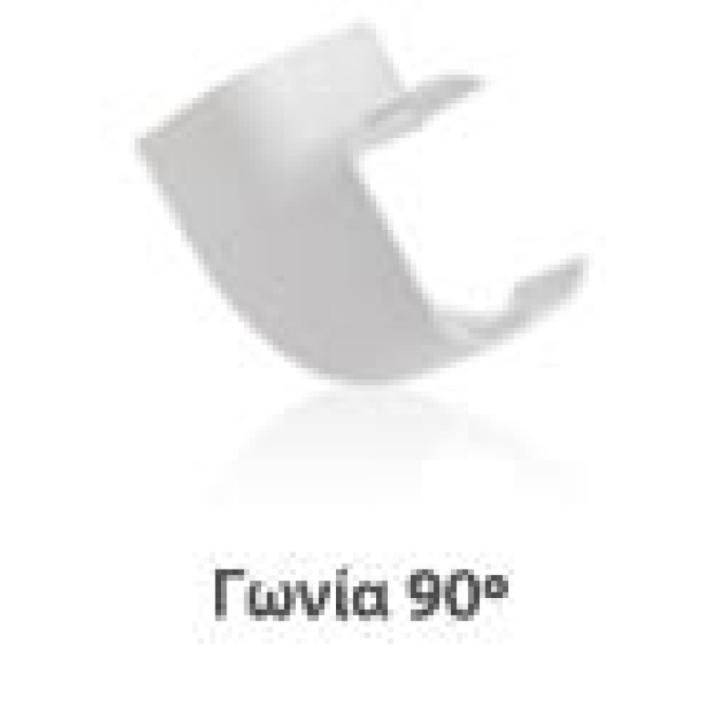 ΓΩΝΙΑ 90`ΕΠΙΠΕΔΗ ΓΙΑ ΚΑΝΑΛΙ 75Χ60mm AIRCON LINEME
