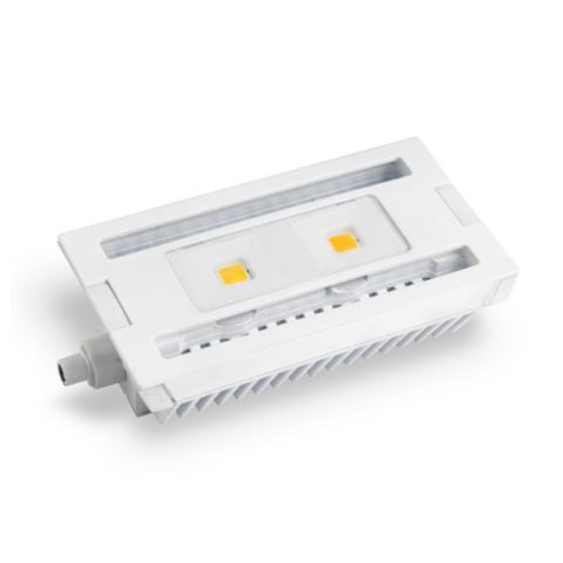 LED R7S ΔΙΑΦΑΝΗ 118mm 9W 2800k 600LM 180D MEGAMAN